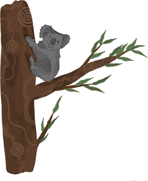 Koala in a Gum Tree